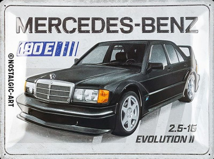 Blechschild Mercedes 190 1